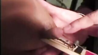 Busty BDSM with bondage and nipple clamping torture