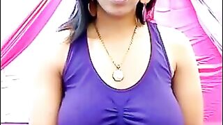 Her nipples stand out when she's excited through her T-shirt