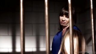 Two hot lesbians are fucking in their cell, as seen in this steamy video
