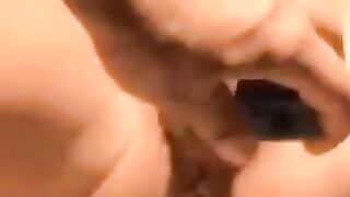 A German actress has fun with different sex toys in this hot video