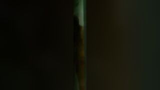 A hidden camera in the shower captures unexpected intimate moments