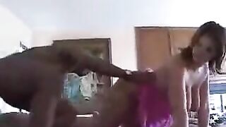 The girl surrendered to the guy for the sake of a large member, which was impressive