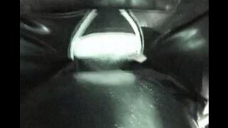 A hot wife in latex has fun with her husband