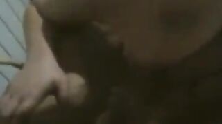A chubby woman dances naked in front of her husband, testing their relationship