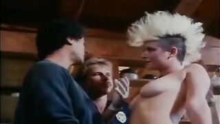 An orgy with big cocks and horny fuckers inspired by retro porn