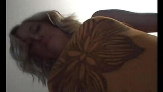 First creamy for the young blonde teen Ellie
