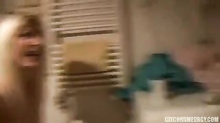 Czech group sex party with the hottest sluts getting fucked hard