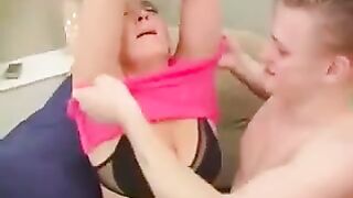 A hot grandma is waiting for a dick in her chair - Eporn