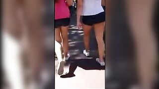 A juicy ass of a student who wants to be noticed by someone