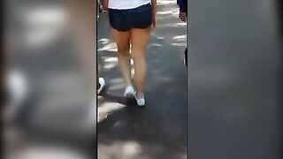 A juicy ass of a student who wants to be noticed by someone