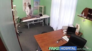 The cunning doctor checked the patient and then had sex with her