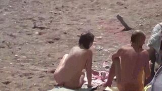 Bunch of wet pussies in the sea water, naked beauties bathe