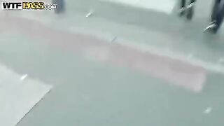The tourist left his girl in the mountains and fucked a pick-up girl