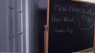 A student fucks his teacher in this hot video