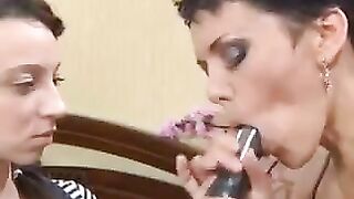 A mother introduces her Russian daughter to the art of passionate pleasure