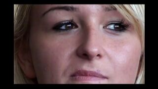 She got her asshole gapped and then sucked a cock