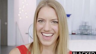 A long black dick penetrates all holes in a blonde beauty
