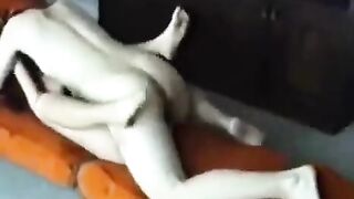 A married couple has sex at home without hiding anything from anyone