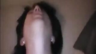 The stepfather pulled his cock on the sleeping daughter in POV style