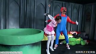 Sex performance with a man and two women in an intense group scene