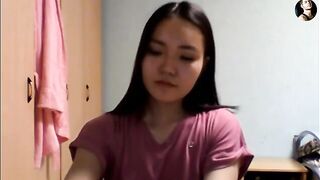 Sex with a beauty from Kazakhstan, who loves to talk during sex