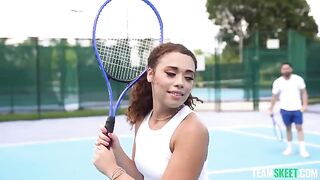 Girl has sex with her boyfriend after his practice