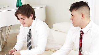 A couple of secret crushes get down and dirty on their day off