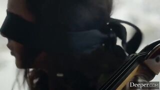 The boss fucked his secretary on the table in the office