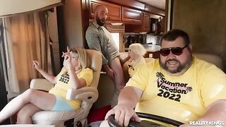 The girl hitchhiked and a man took her to his house