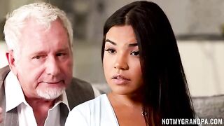Hot Latina brunette Summer lands a role in an adult movie