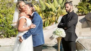 BrideZZilla: A Fuckfest At The Wedding part 3 - hot bride in stockings gets banged hard