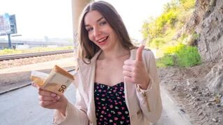 A shy girl agreed to have sex with me for money