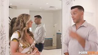 Busty blonde MILF Cory Chase gets her asshole gapped
