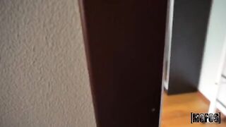 A spy was caught by a roommate in a compromising situation in his room