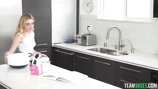 The cake is a symbol of the penis, and she got it from her friend