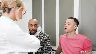 Two girls get fucked by the hottest doctor ever