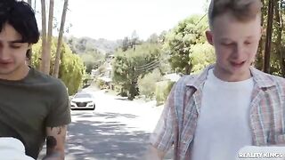 The Lil Humper Gang found a MILF who loves to fuck with young guys