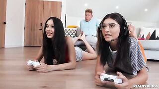 My boyfriend fucked me in front of my gamer roommates