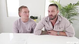 The fake housewife gets fucked hard by horny dudes