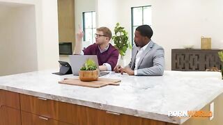 Bella Rolland, the tall and naturally sexy American model, gets her asshole gapped by BBC
