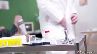The doctor treated his impotence with a hot patient