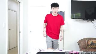 Auntie got so excited that she started to rub her juicy Latina cunt