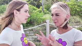 I almost lost my soul in a passionate encounter with two bisexual beauties