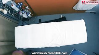 A young girl received a massage from a horny masseur
