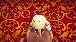 Kinky foot fetish with a hot girl in a 3D anime