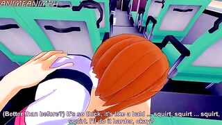 Deku fucks Ochaco in a steamy MHA scene