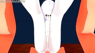 Spider Demon (Mother) fucks with Tanjiro Kamado in uncensored hentai