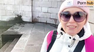 Instead of a walk, he pulled me to fuck in the hotel - POV