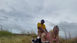 Pinay girl tried to have sex with stranger in the forest