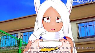 Mirko from My Hero Academia gets her pussy railed in this hot hentai video